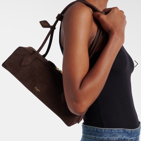 Alaia Handbags - Alaia Dark Brown Suede Cult Fav Mini Bag BRAND NEW